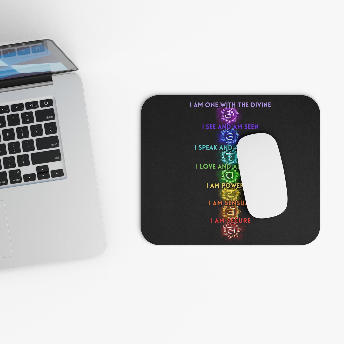 Mouse Pad (Rectangle) - I am One with the Divine