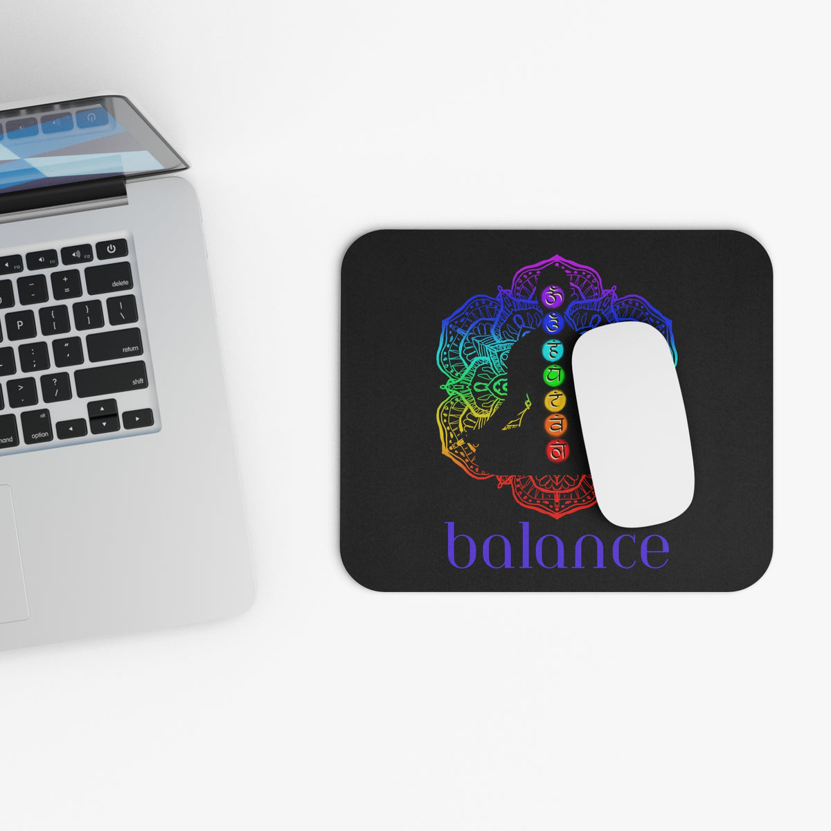 Mouse Pad (Rectangle) - Chakra - Balance