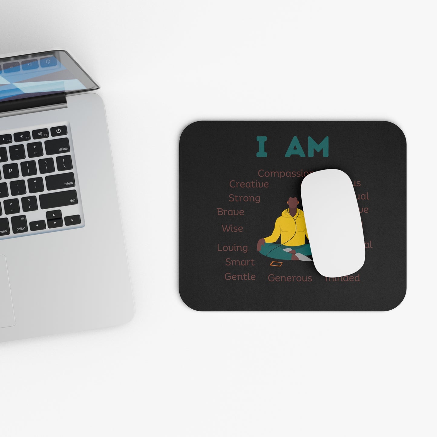 Mouse Pad (Rectangle) - I am - black man