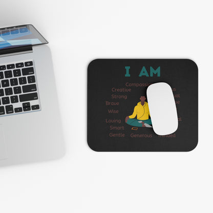 Mouse Pad (Rectangle) - I am - black man