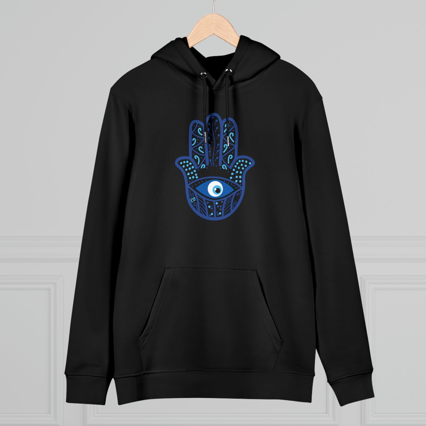 Eco-friendly Unisex Cruiser Hoodie - Hamsa hand of hope