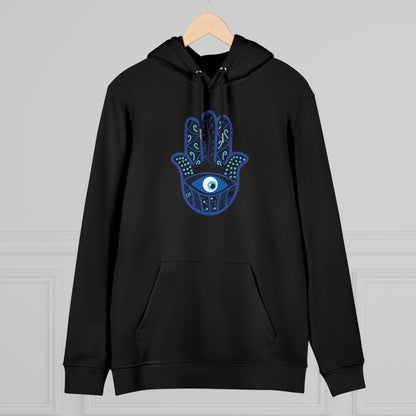 Eco-friendly Unisex Cruiser Hoodie - Hamsa hand of hope