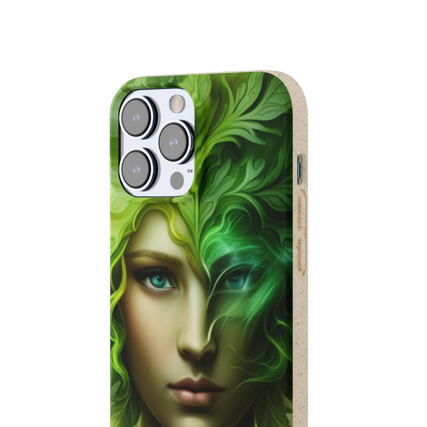 Biodegradable Phone Cases - Green Woman - Spring - Rebirth
