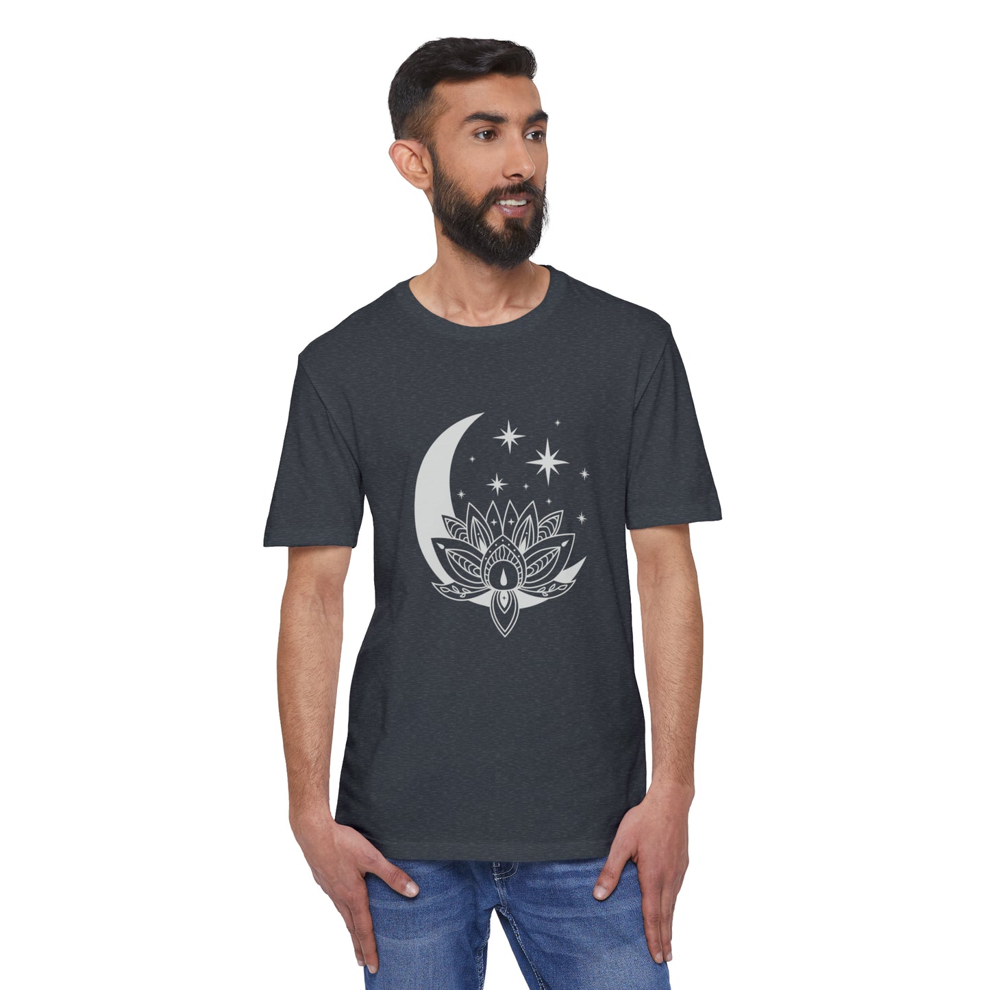 Unisex District® Re-Tee® - Lotus moon