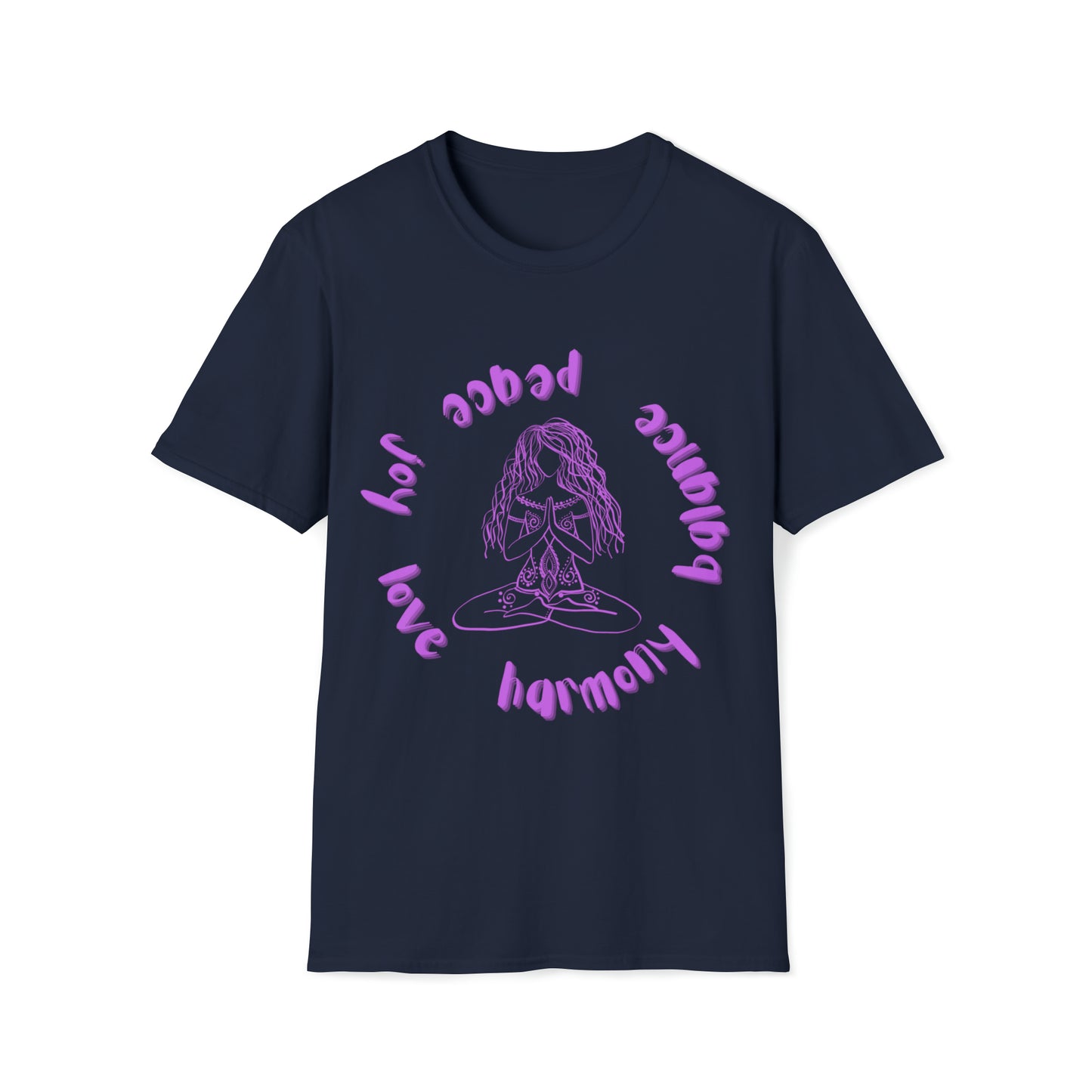 T-Shirt - Meditation Mama - Peace Balance Harmony Joy
