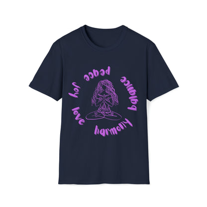 T-Shirt - Meditation Mama - Peace Balance Harmony Joy