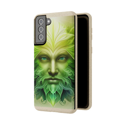 Biodegradable Phone Cases - Green Man - Spring - Rebirth