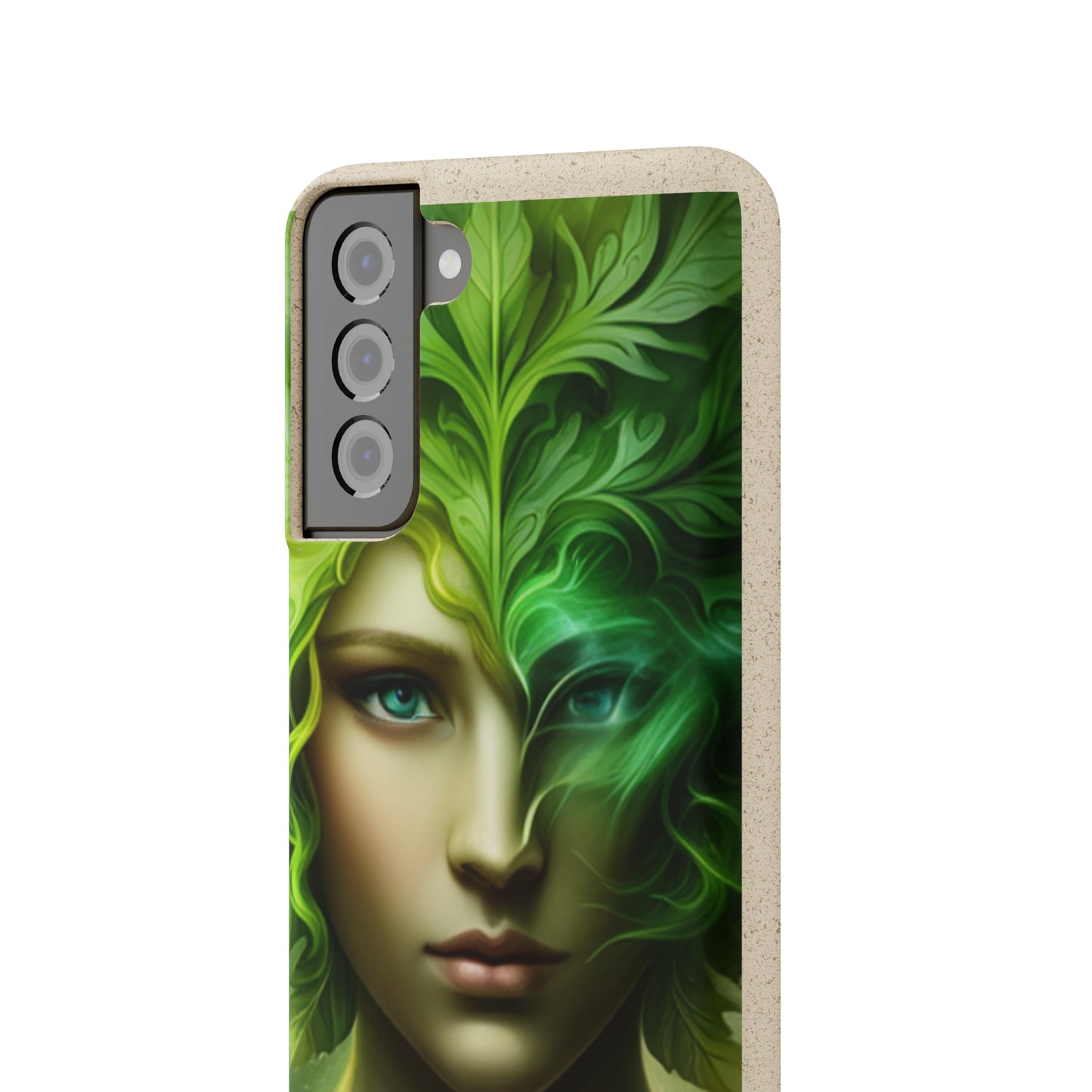 Biodegradable Phone Cases - Green Woman - Spring - Rebirth