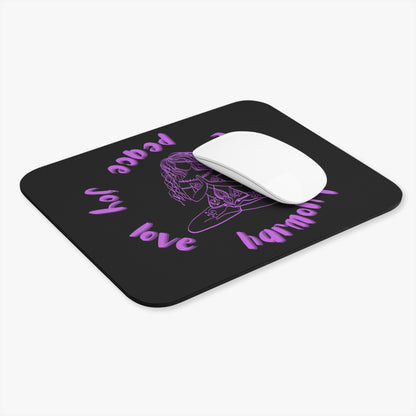 Mouse Pad (Rectangle) - Peace Joy Love