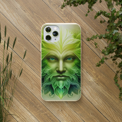 Biodegradable Phone Cases - Green Man - Spring - Rebirth