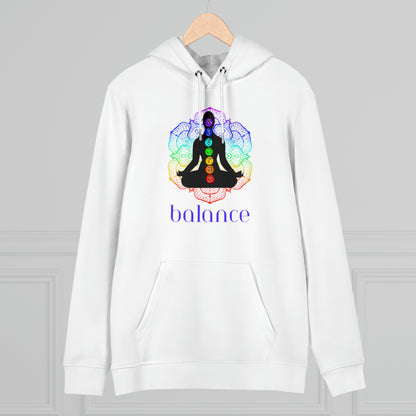 Eco-friendly Unisex Cruiser Hoodie - chakra lotus - balance