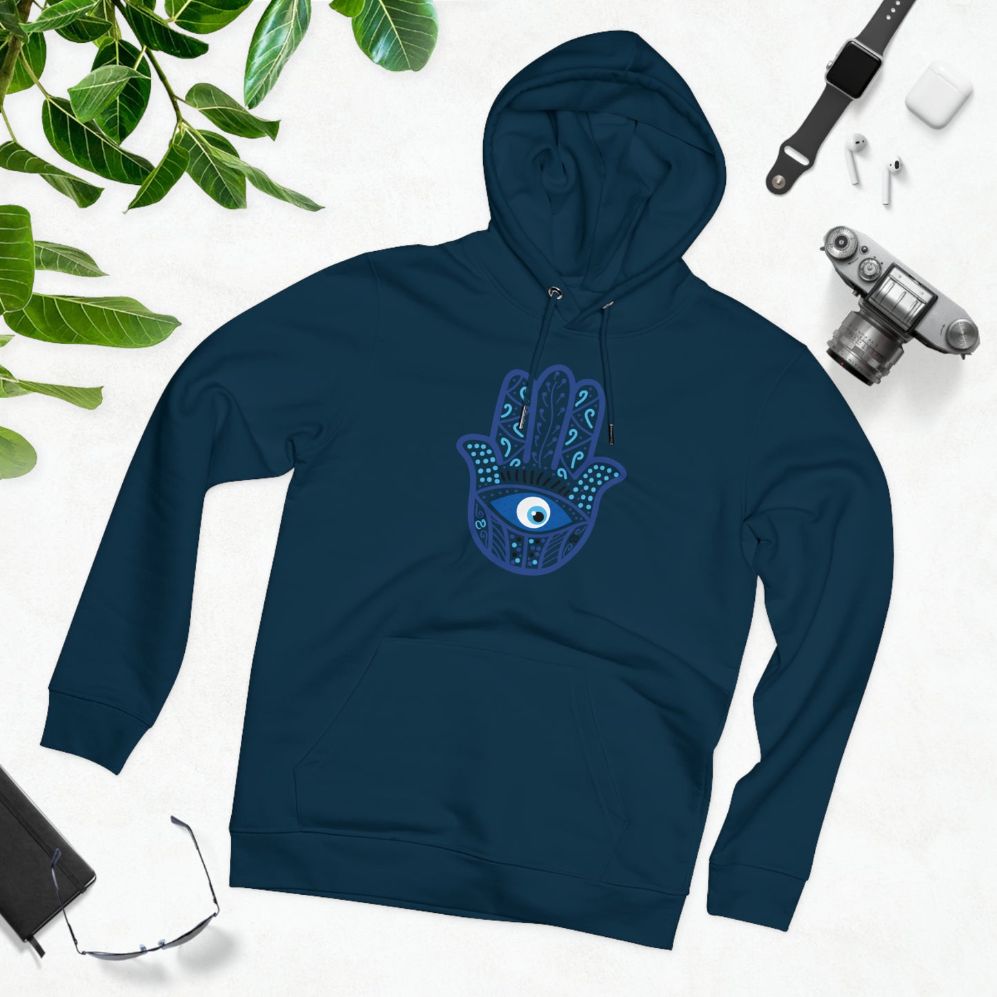 Eco-friendly Unisex Cruiser Hoodie - Hamsa hand of hope