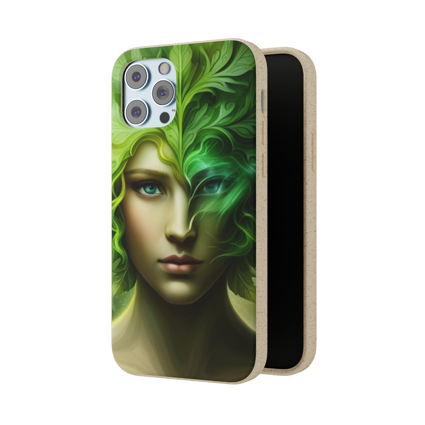 Biodegradable Phone Cases - Green Woman - Spring - Rebirth
