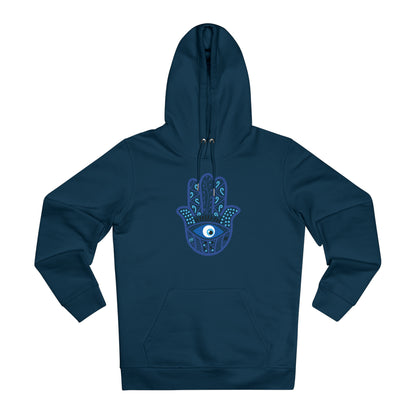Eco-friendly Unisex Cruiser Hoodie - Hamsa hand of hope