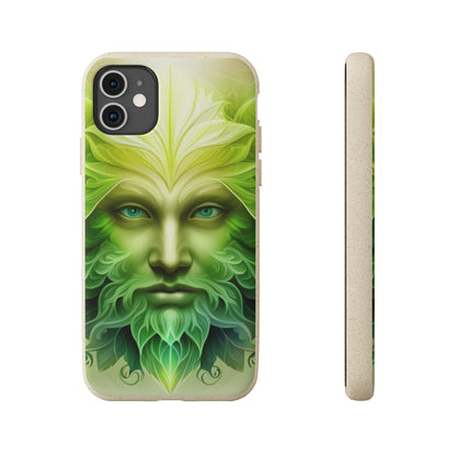 Biodegradable Phone Cases - Green Man - Spring - Rebirth