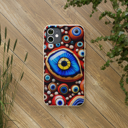 Biodegradable Phone Cases - Eye beads
