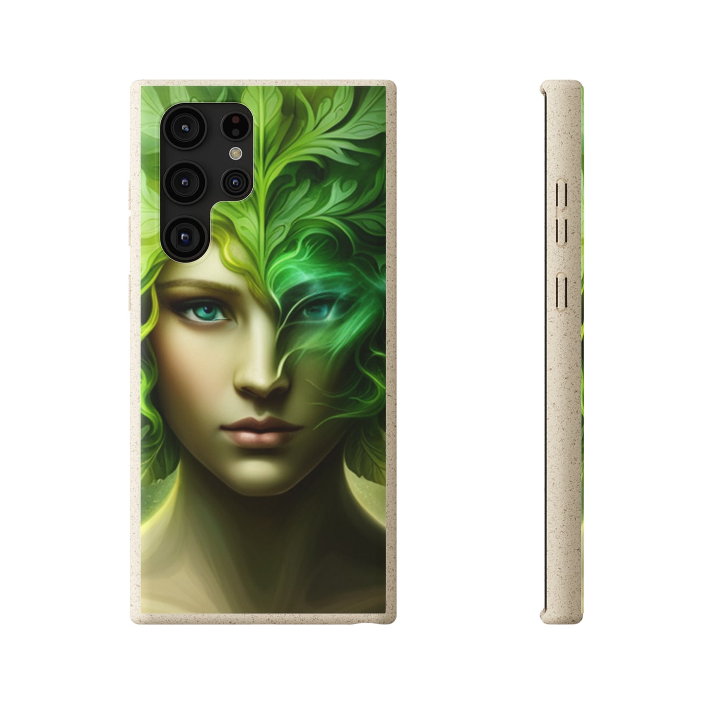 Biodegradable Phone Cases - Green Woman - Spring - Rebirth