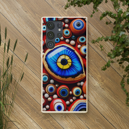 Biodegradable Phone Cases - Eye beads