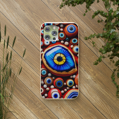 Biodegradable Phone Cases - Eye beads