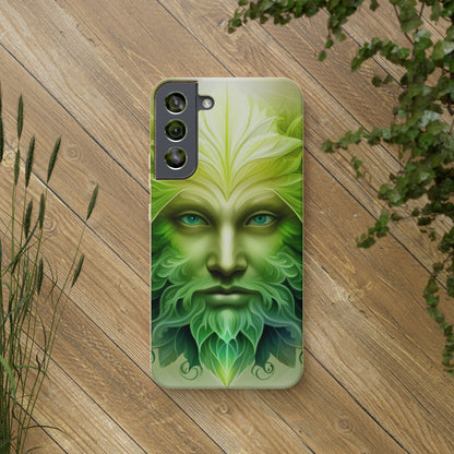Biodegradable Phone Cases - Green Man - Spring - Rebirth