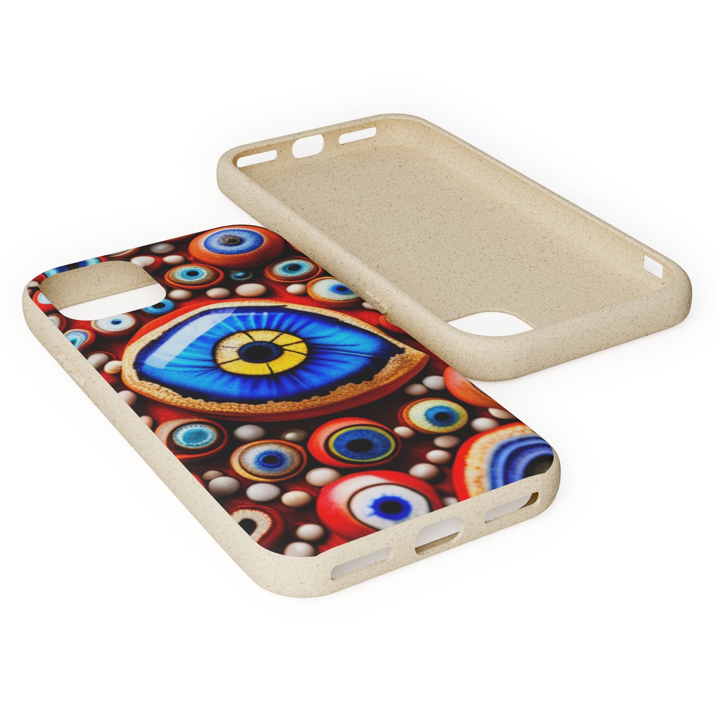 Biodegradable Phone Cases - Eye beads