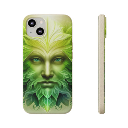 Biodegradable Phone Cases - Green Man - Spring - Rebirth