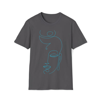T-Shirt - Buddha outline