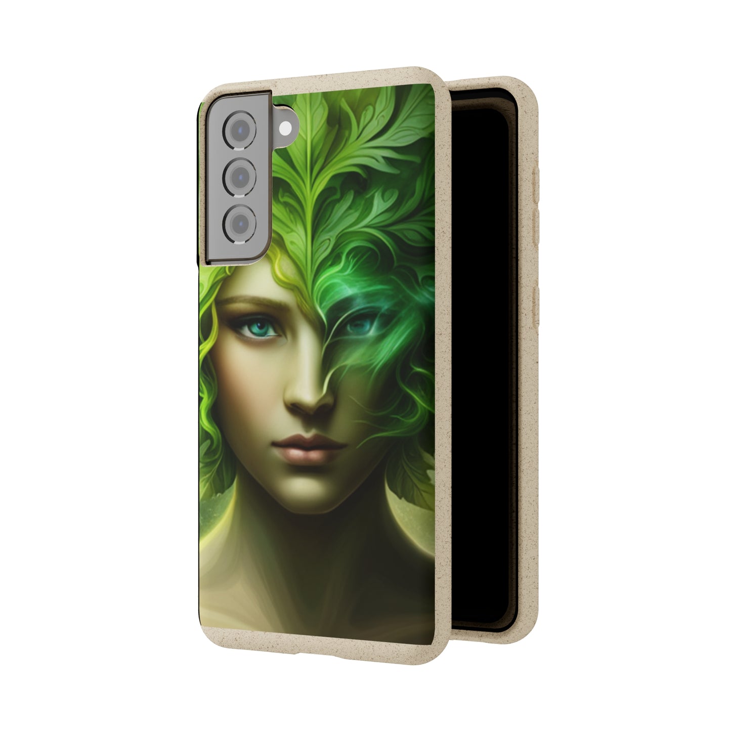 Biodegradable Phone Cases - Green Woman - Spring - Rebirth