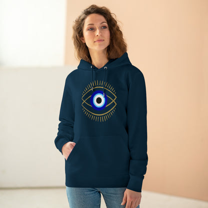 Eco-friendly Unisex Cruiser Hoodie - protective evil eye