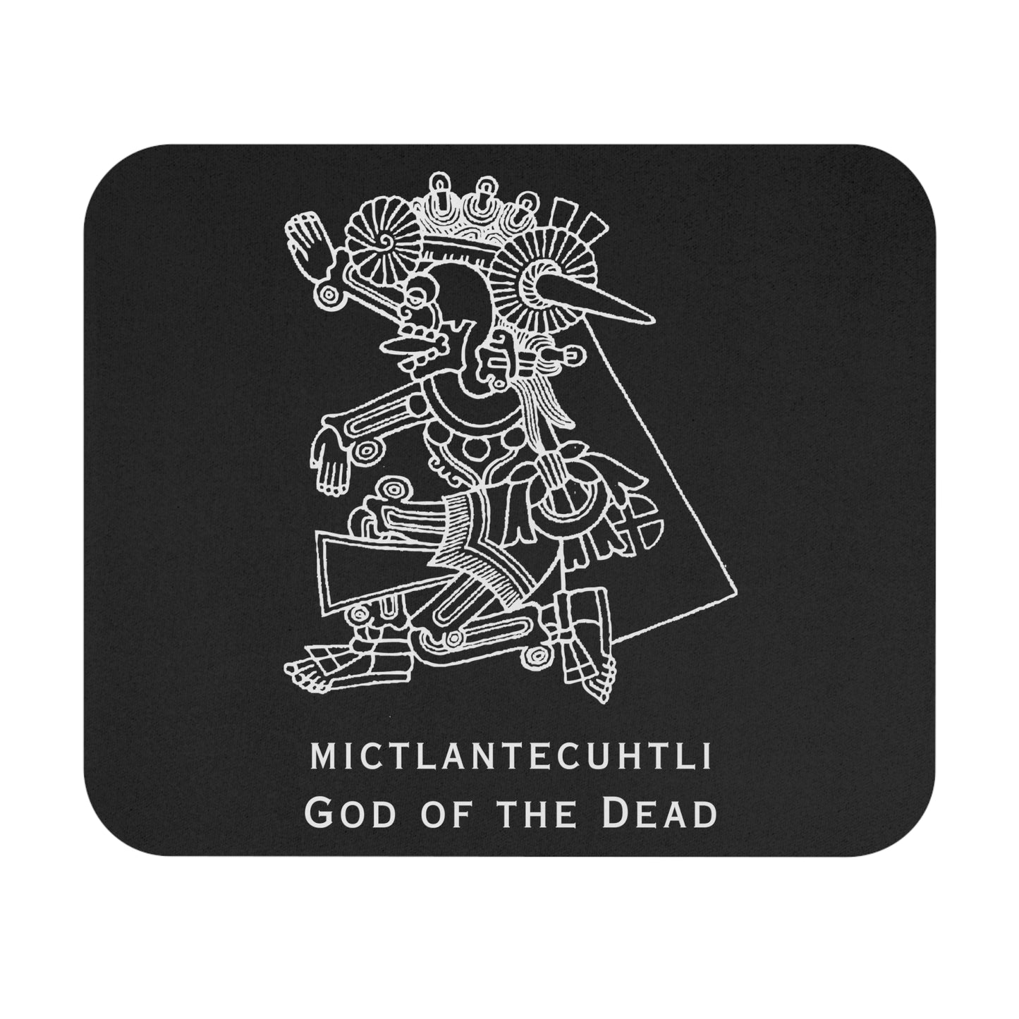 Mouse Pad (Rectangle) - Mictlan God of the Dead