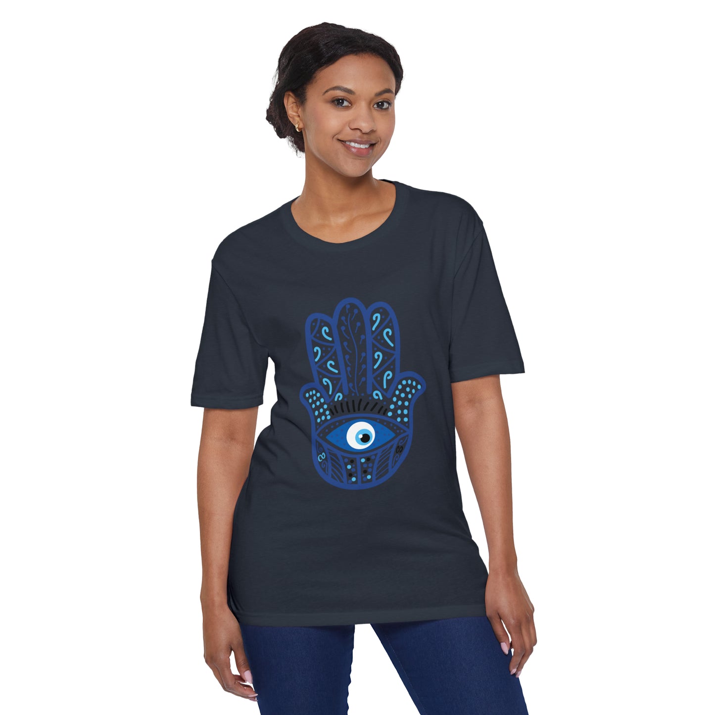 Unisex District® Re-Tee® - Hamsa - ancient symbol of health