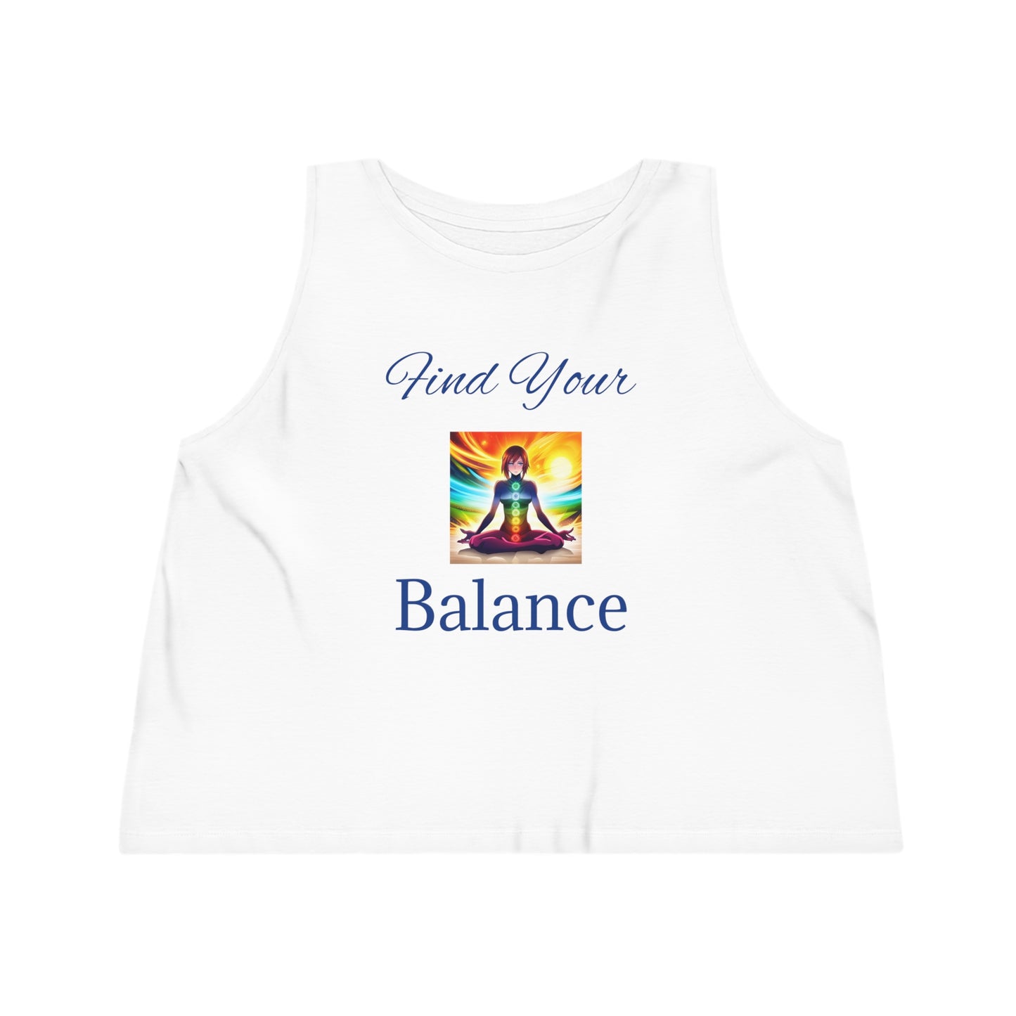 Women's Dancer Cropped Tank Top - Anime chakra