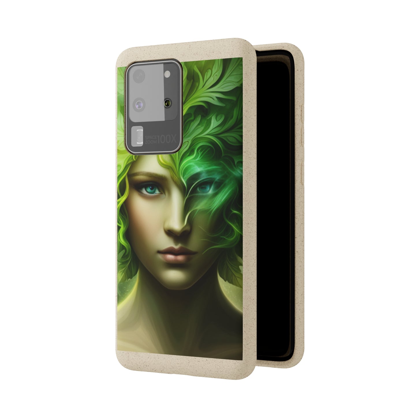 Biodegradable Phone Cases - Green Woman - Spring - Rebirth