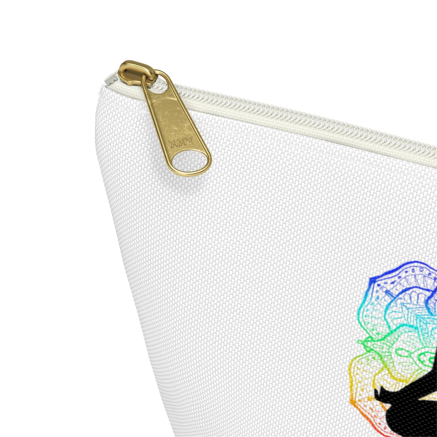 Accessory Pouch w T-bottom - Lotus Flower Chakra Figure