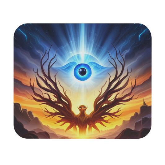 Mouse Pad (Rectangle) - Mystic eye and winged beast