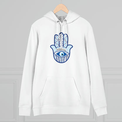Eco-friendly Unisex Cruiser Hoodie - Hamsa hand of hope