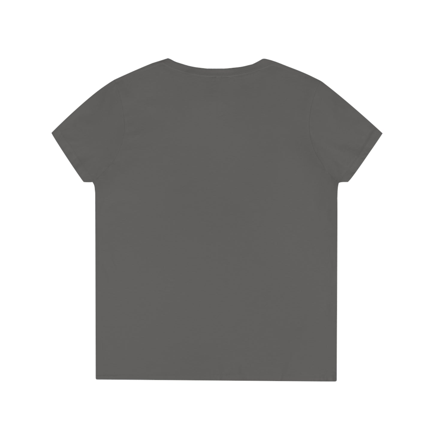 Ladies' V-Neck T-Shirt Slim Fit - Anime Woman Meditating