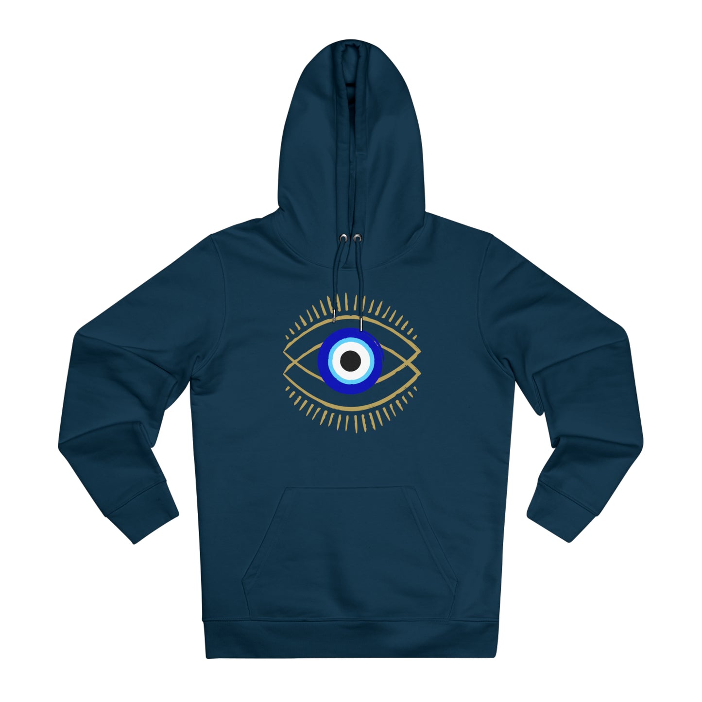 Eco-friendly Unisex Cruiser Hoodie - protective evil eye