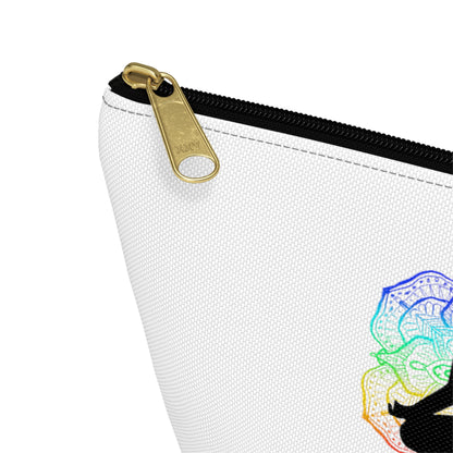 Accessory Pouch w T-bottom - Lotus Flower Chakra Figure