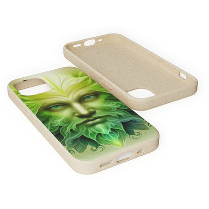 Biodegradable Phone Cases - Green Man - Spring - Rebirth