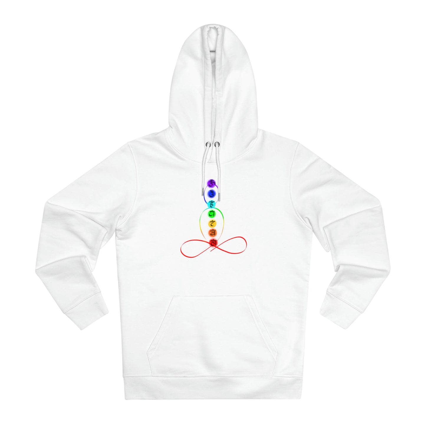 Eco-friendly Unisex Cruiser Hoodie - abstract chakra