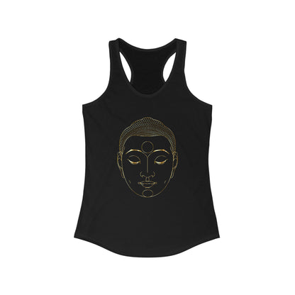 Women's Ideal Racerback Tank - Golden Buddha