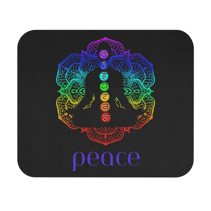 Mouse Pad (Rectangle) - Chakra - peace