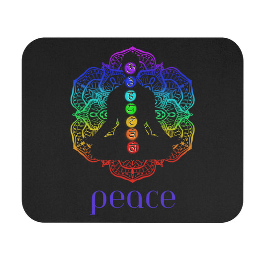 Mouse Pad (Rectangle) - Chakra - peace