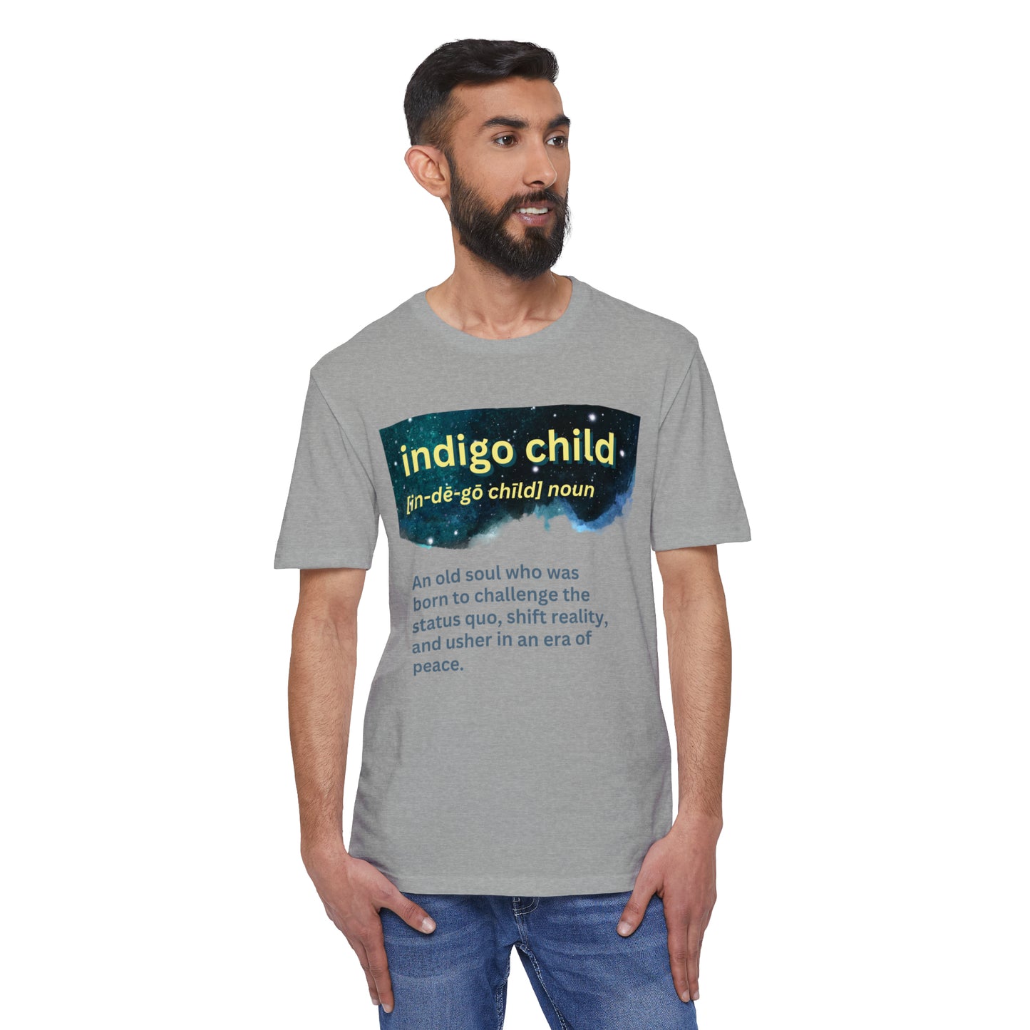 Unisex District® Re-Tee® - Indigo child definition