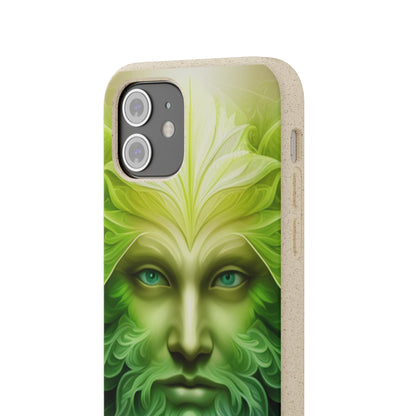 Biodegradable Phone Cases - Green Man - Spring - Rebirth