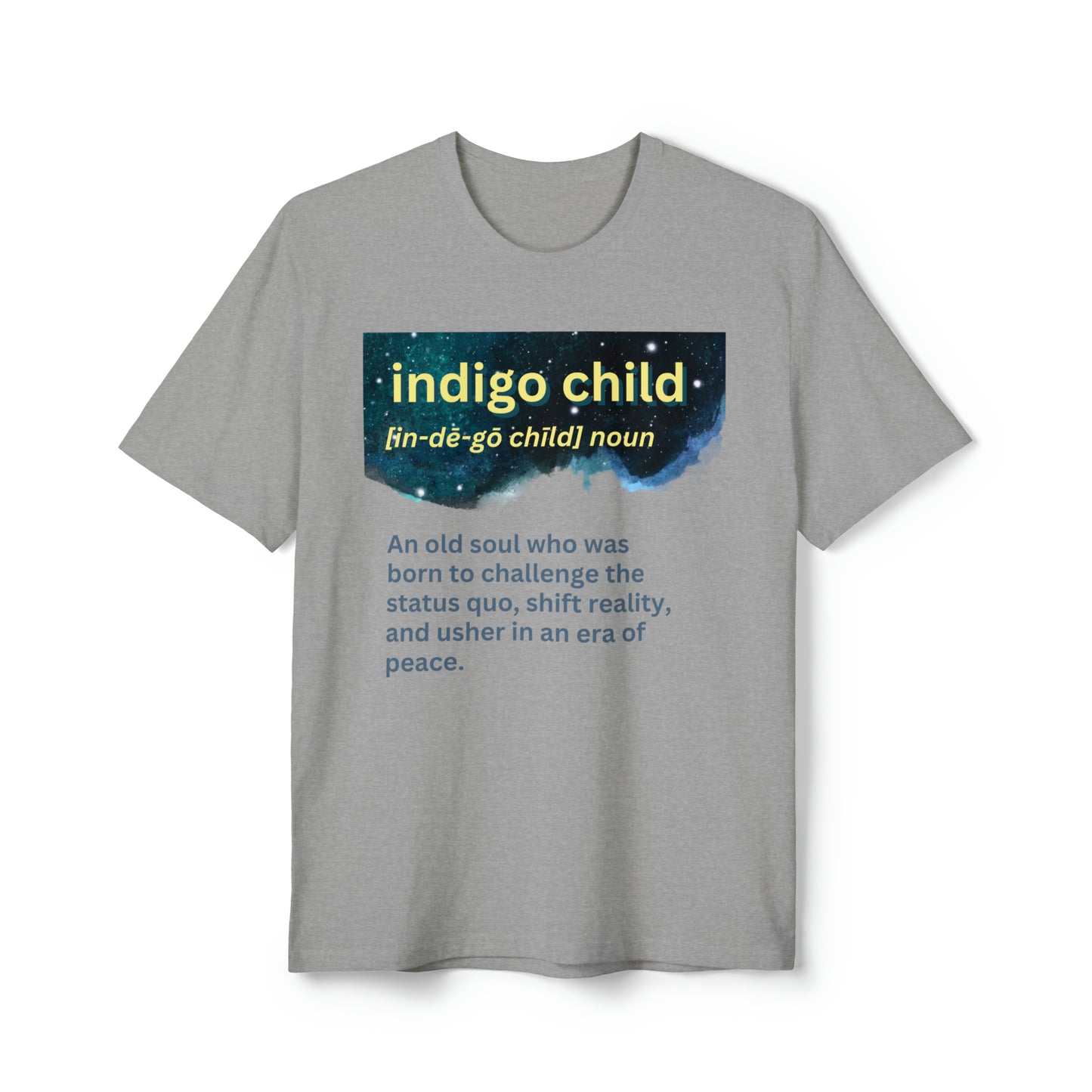 Unisex District® Re-Tee® - Indigo child definition