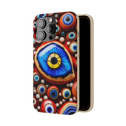 Biodegradable Phone Cases - Eye beads