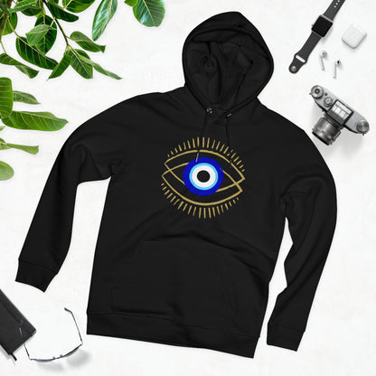 Eco-friendly Unisex Cruiser Hoodie - protective evil eye