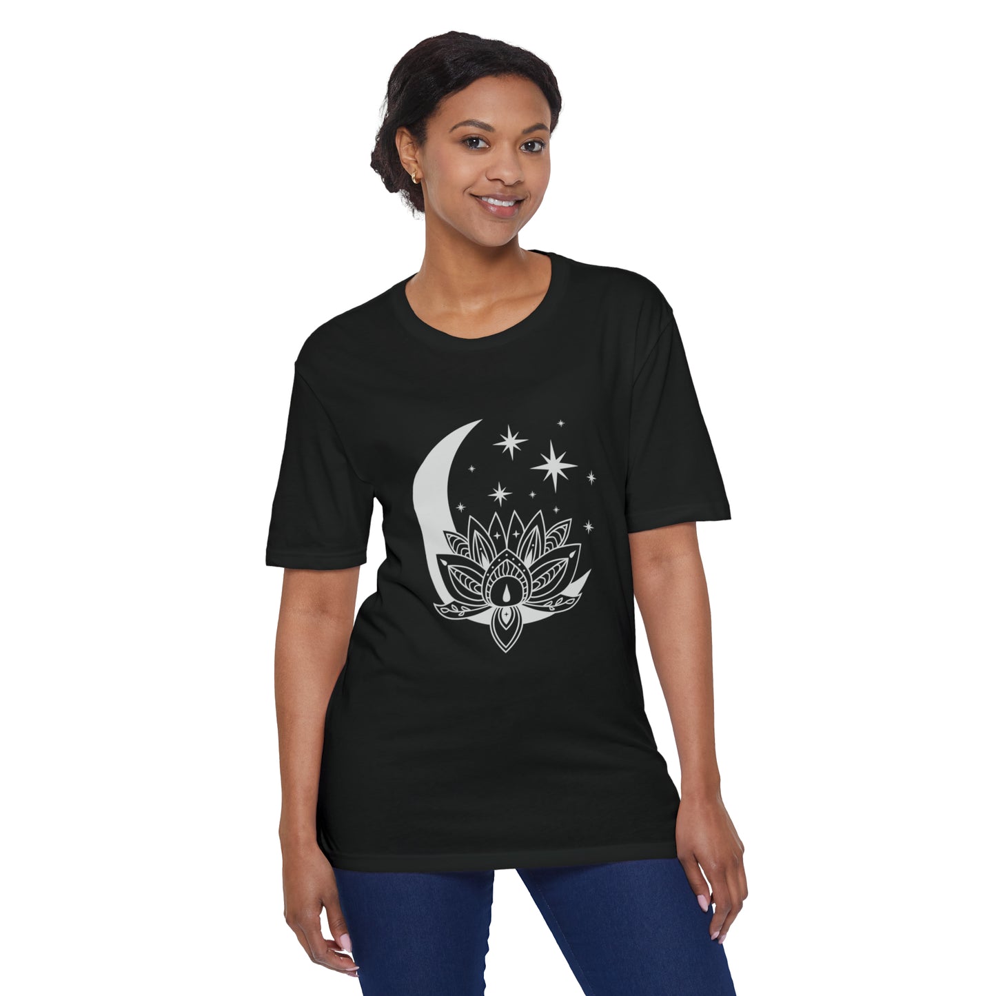 Unisex District® Re-Tee® - Lotus moon
